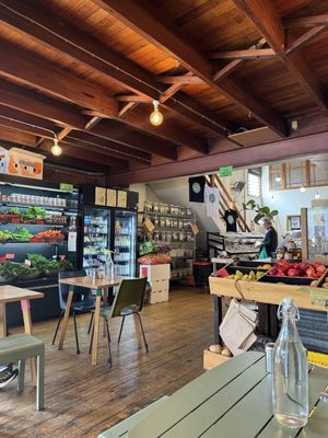 The cafe  at Friends of the Earth Cafe in Collingwood