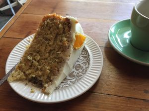 Vegan GF Citrus & Poppyseed Cake: $6 at Friends of the Earth Cafe in Collingwood