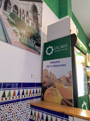 Interior at OLMO Heladería Artesanal in Sevilla