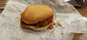 Double Epoch Burger at Epoch Vegan Burger in Budapest