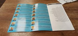 The Menu at Epoch Vegan Burger in Budapest