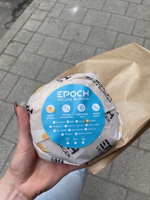   at Epoch Vegan Burger in Budapest