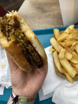   at Epoch Vegan Burger in Budapest