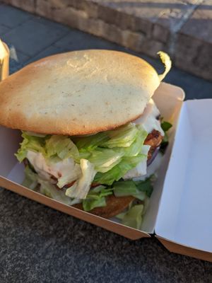 Burger. at Epoch Vegan Burger in Budapest