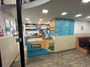 Counter culture   at Epoch Vegan Burger in Budapest