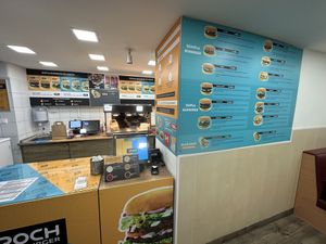 Menu   at Epoch Vegan Burger in Budapest