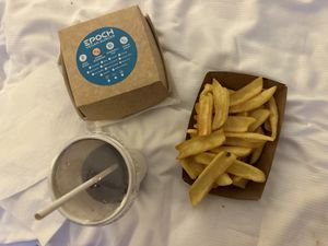 Presentation   at Epoch Vegan Burger in Budapest