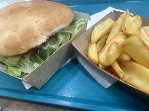   at Epoch Vegan Burger in Budapest