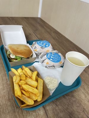   at Epoch Vegan Burger in Budapest