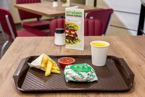 Vegan Burger - Istvánffi Veggie Burger at Epoch Vegan Burger in Budapest