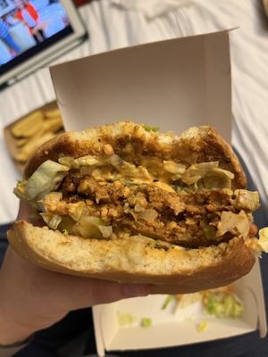   at Epoch Vegan Burger in Budapest