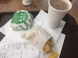 tasty stuff at Epoch Vegan Burger in Budapest