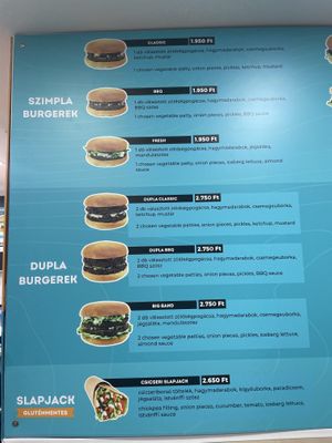   at Epoch Vegan Burger in Budapest