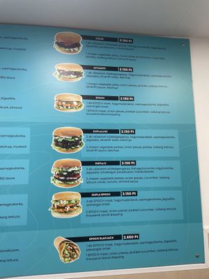   at Epoch Vegan Burger in Budapest