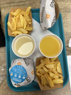   at Epoch Vegan Burger in Budapest