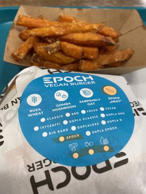   at Epoch Vegan Burger in Budapest