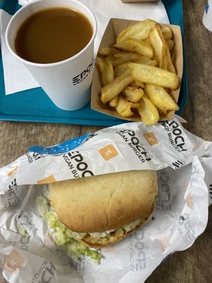   at Epoch Vegan Burger in Budapest