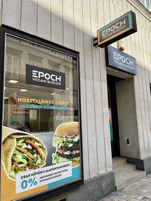   at Epoch Vegan Burger in Budapest