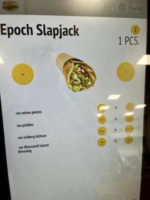   at Epoch Vegan Burger in Budapest