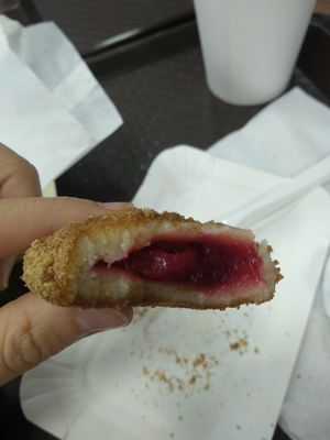 Sour cherry dream - Dessert inside at Epoch Vegan Burger in Budapest