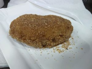 Sour cherry dream - Dessert outside at Epoch Vegan Burger in Budapest