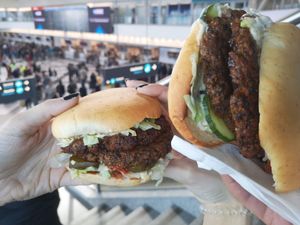 Burguers at Epoch Vegan Burger in Budapest