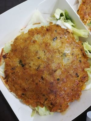 Big Band oat patty at Epoch Vegan Burger in Budapest