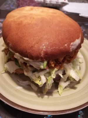 Double D with oat patty at Epoch Vegan Burger in Budapest