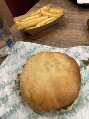 Perfect lunch! at Epoch Vegan Burger in Budapest