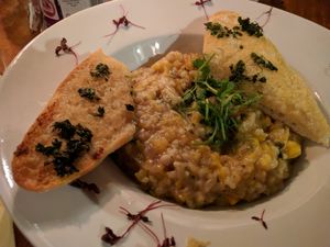 Risotto at The Peak Hotel in Castleton