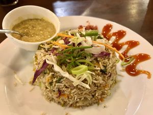 Fried Rice Vegetable, Dhal   at No. 1 Dewmini Roti Shop in Mirissa