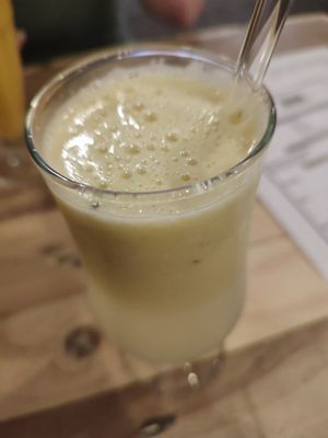 passion fruit juice at Dimali Inn in Mirissa