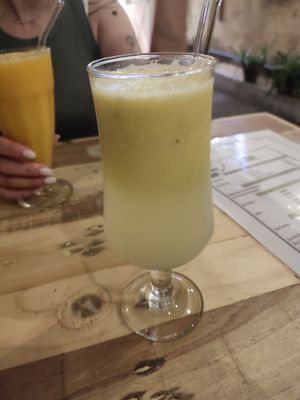 passion fruit juice at Dimali Inn in Mirissa