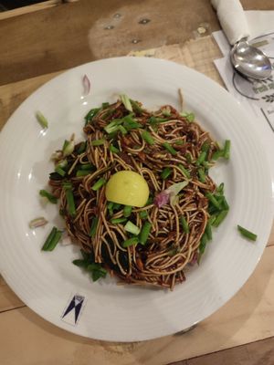 mee goreng at Dimali Inn in Mirissa