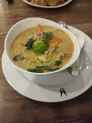 laksa at Dimali Inn in Mirissa