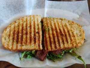 $8.77 BLT with Vegan Cheese: Amazing. Great flavor, really liked the added cheese and the bread was crispy, but not super hard at Salubrious Juice & More in Frisco