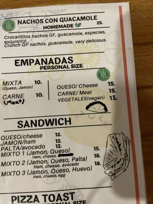 Vegan empanadas   at NaturAle Cusco in Cusco