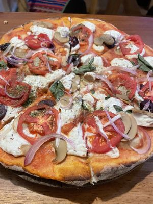 Amazing pizza 10/10  at NaturAle Cusco in Cusco