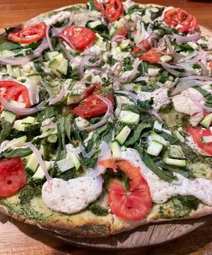 Pesto pizza 3/10  at NaturAle Cusco in Cusco