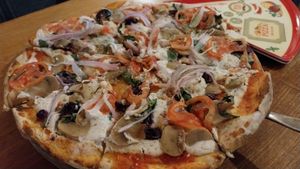 Pizza at NaturAle Cusco in Cusco