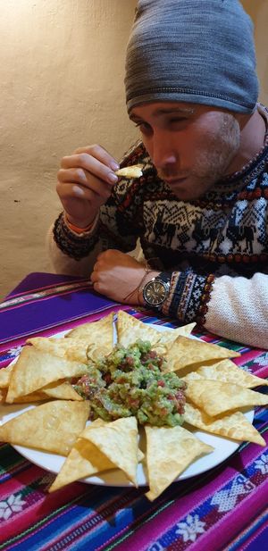 "nachos, vgn" at NaturAle Cusco in Cusco