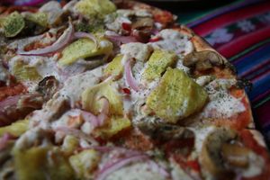 Homemade Cashsew Cheese at NaturAle Cusco in Cusco