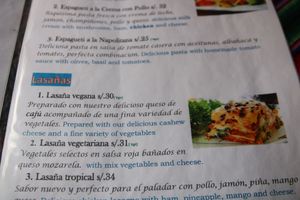 vegan Lasaña at NaturAle Cusco in Cusco