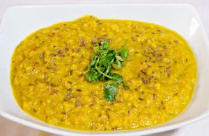 Dal Tadka( Yellow Lentils) at Rajput Indian Cuisine in Norfolk
