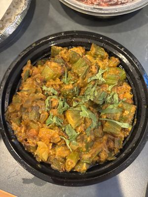 Okra  at Rajput Indian Cuisine in Norfolk