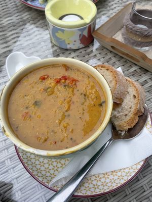 Lentil soup  at Cafe im Süden in Bad Toelz