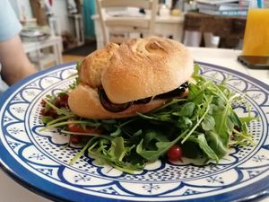 Panino vegan at Cafe im Süden in Bad Toelz