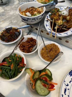 Yum! Vegan rice plate    at Indrapura in Amsterdam