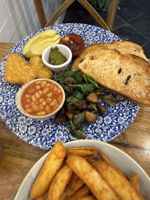 Vegan Big Brekkie   at Monica's Cafe in Maleny