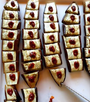 eggplant at Bitgaram Vegan Buffet 빛가람채식뷔페" in Chungju